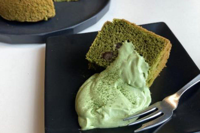 米粉のシフォンケーキ(抹茶)